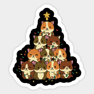 Hamster Christmas tree Sticker